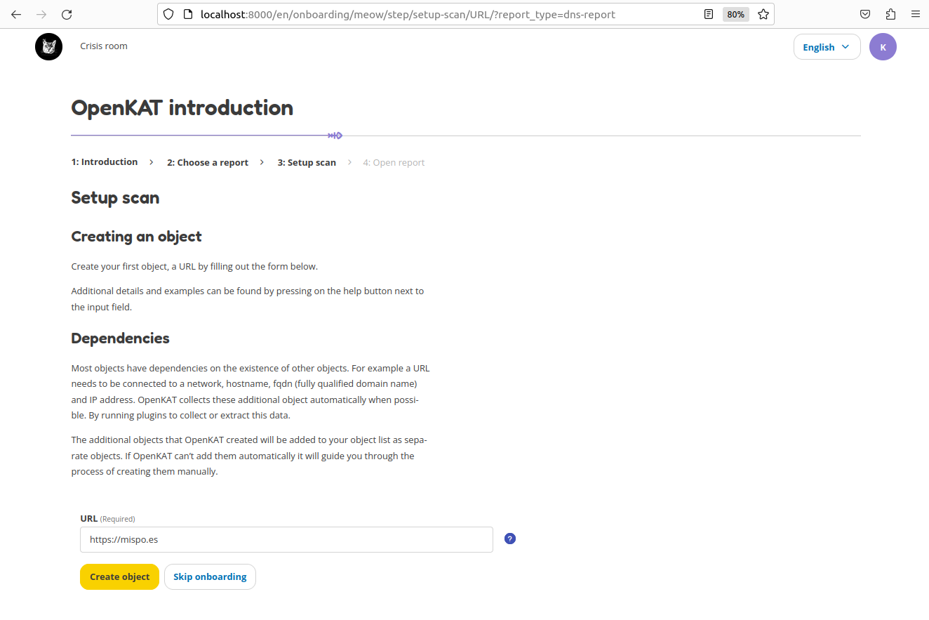 Adding a dummy URL.