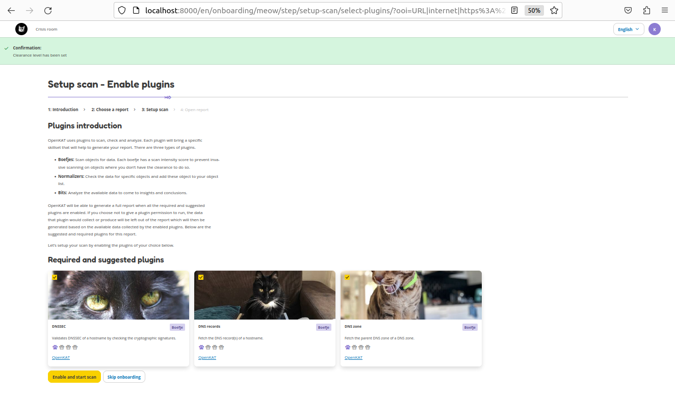 Select plugins.