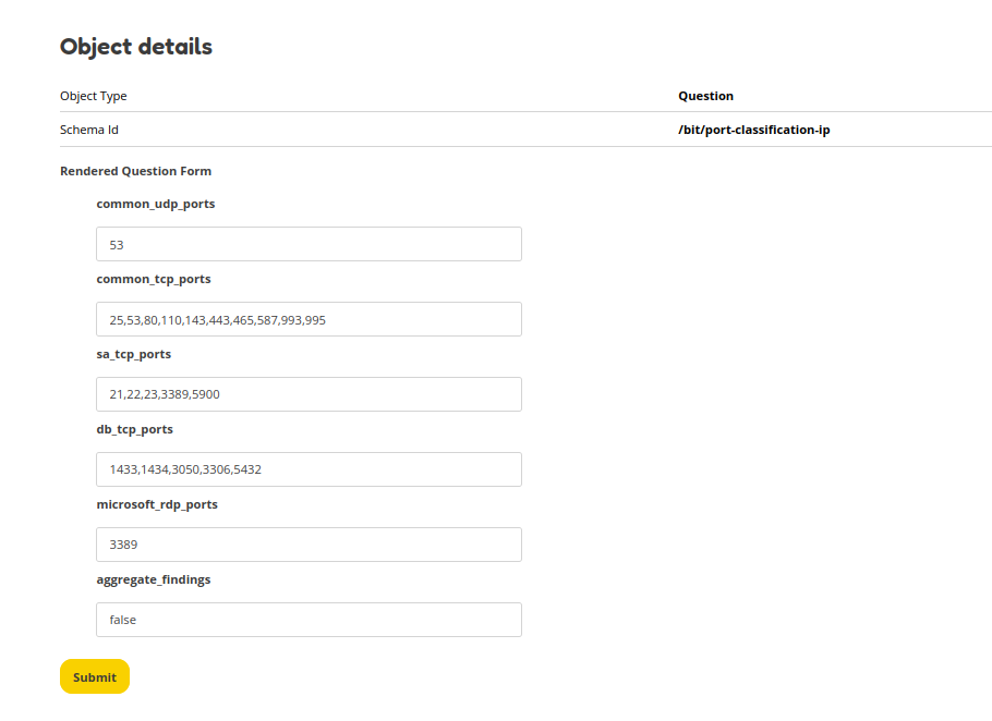 Port mapping order